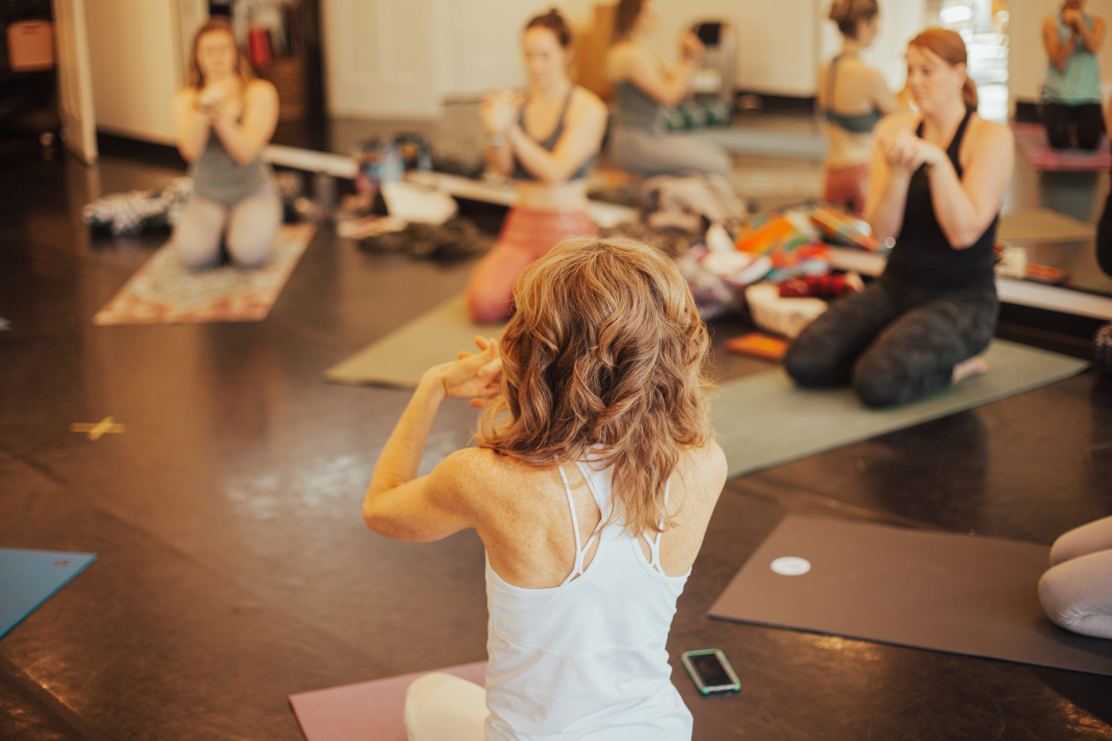 Yoga class with expert Linda Black