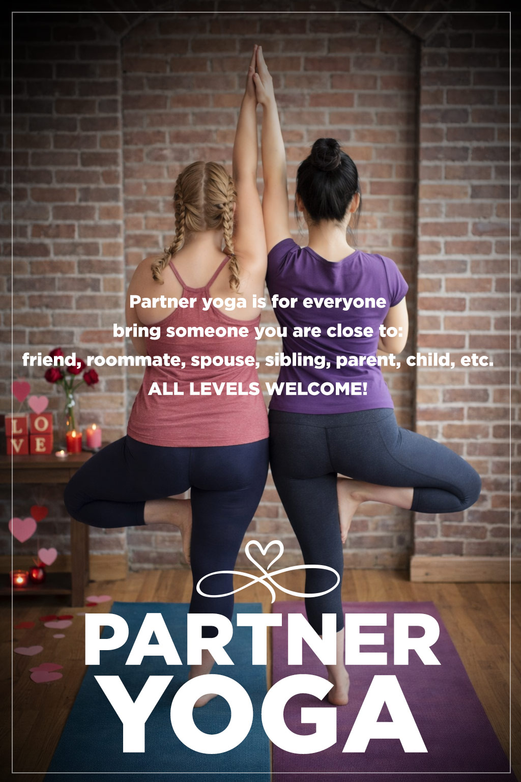 Partner Yoga Valentines Day