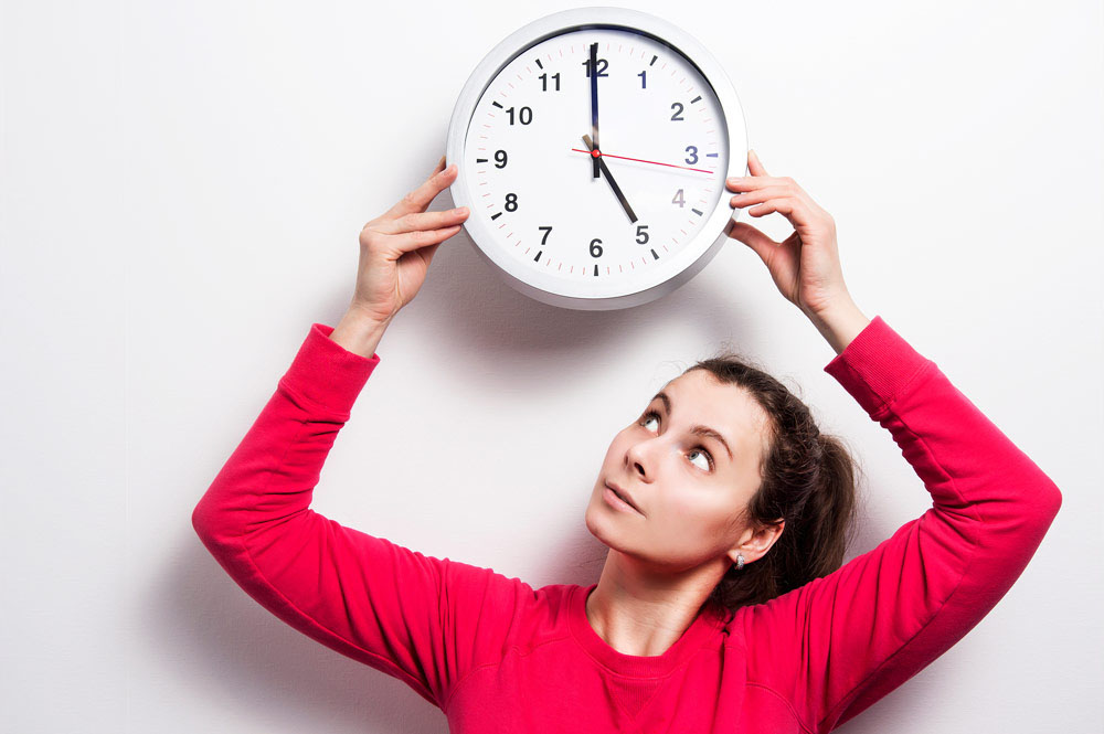 Yoga daily routine clock