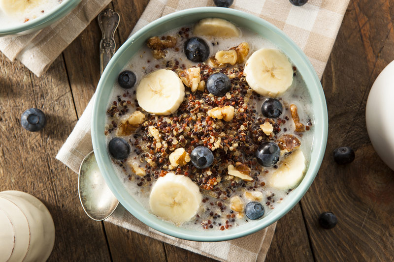 Healthy balanced breakfast
