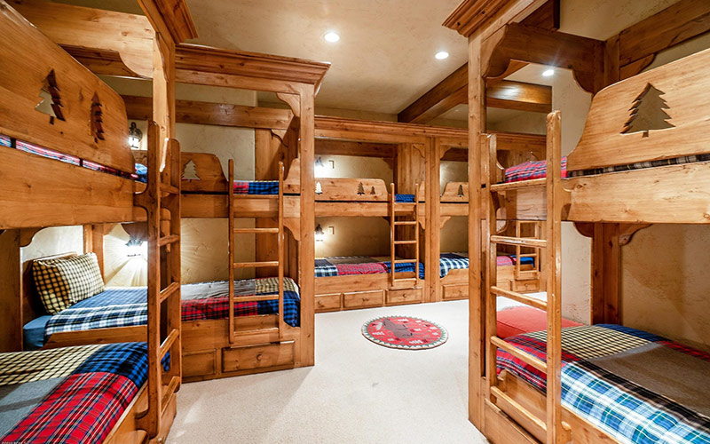 Park City yoga retreat luxury bunk beds